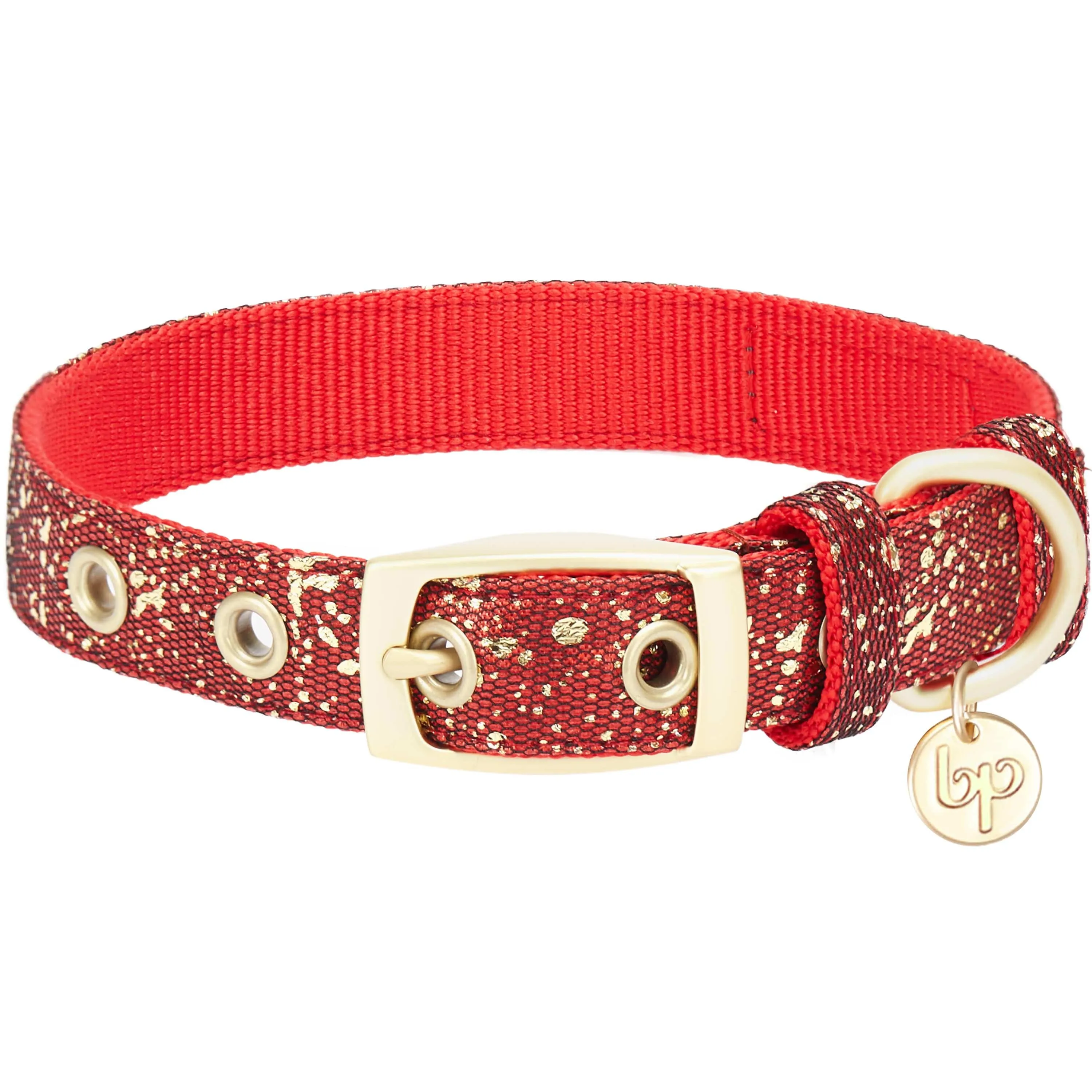 Glam Life Gold Stamping Lace Dog Collar