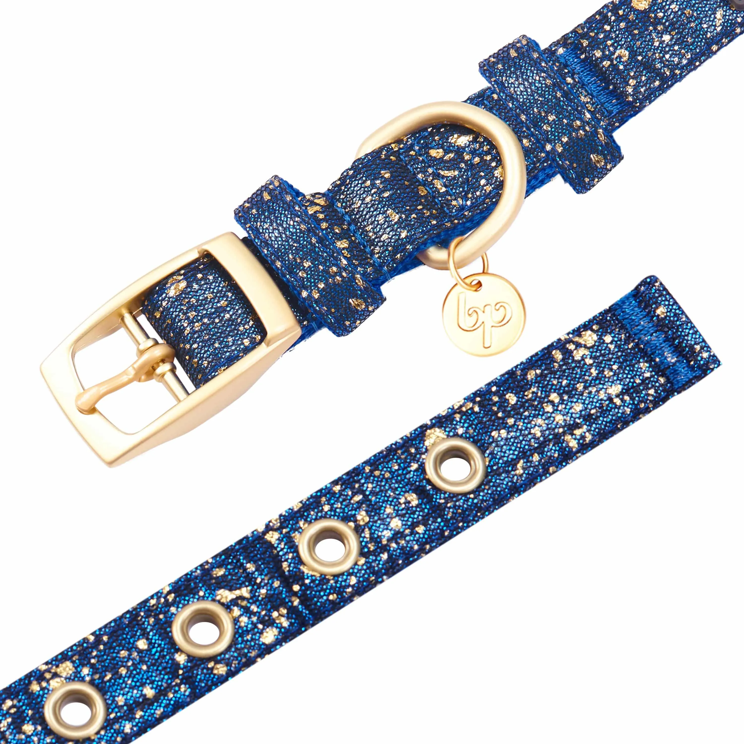 Glam Life Gold Stamping Lace Dog Collar