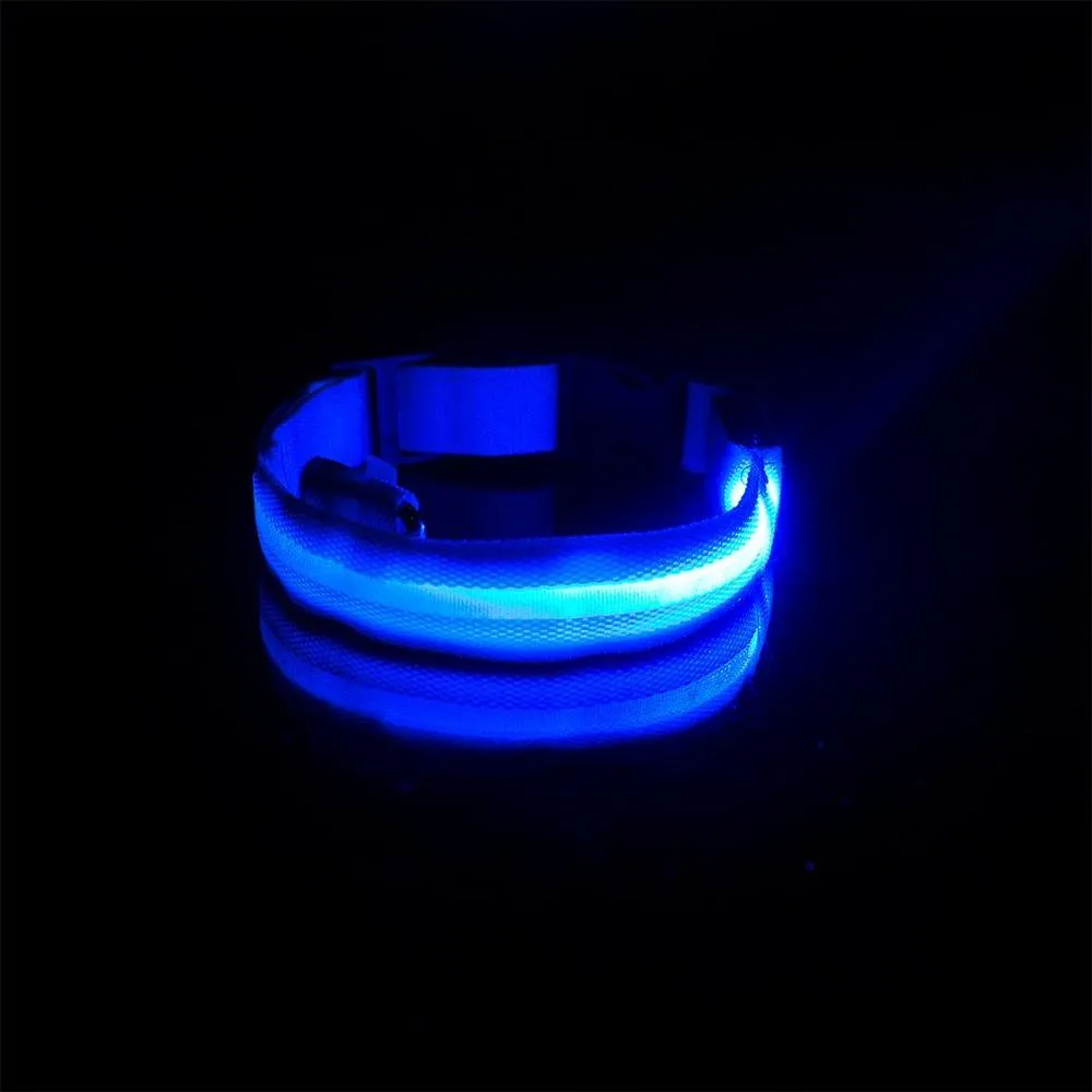 Glow in the Dark LED Dog Collars/Anti-Lost Avoid Accident Collar For Dogs