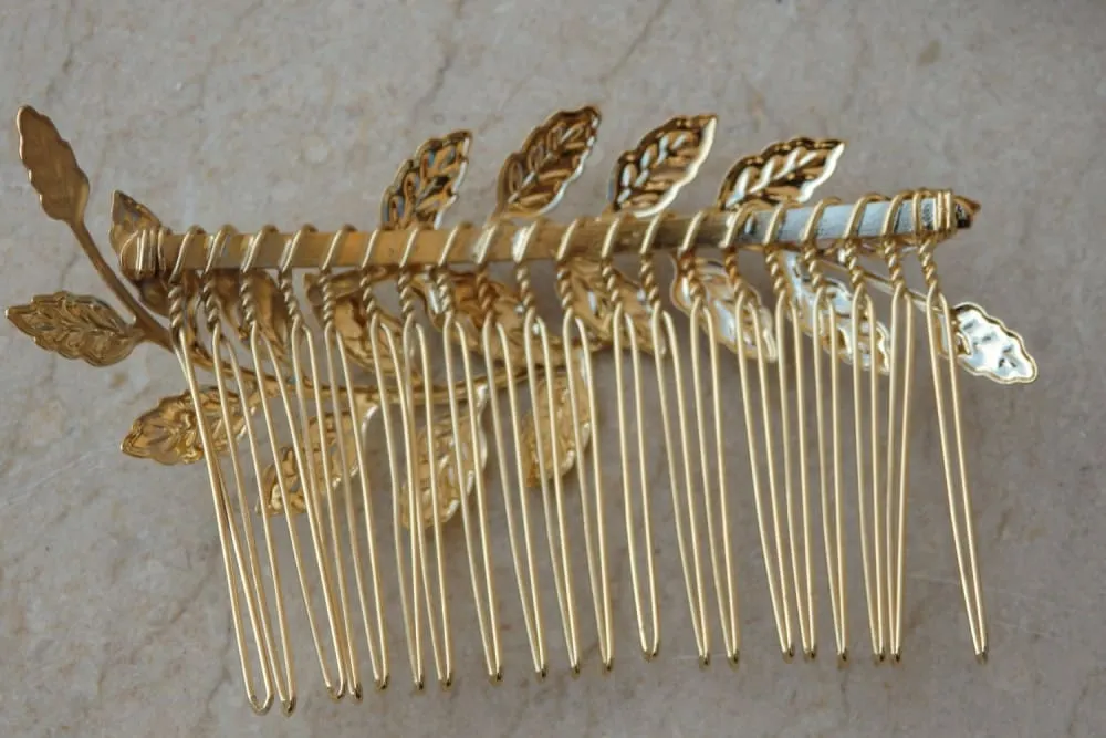 Gold Hair Comb