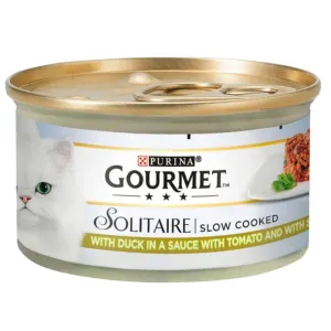 Gourmet Sollitaire 85g Slow Cooked Duck in Sauce with Tomato & Spinach