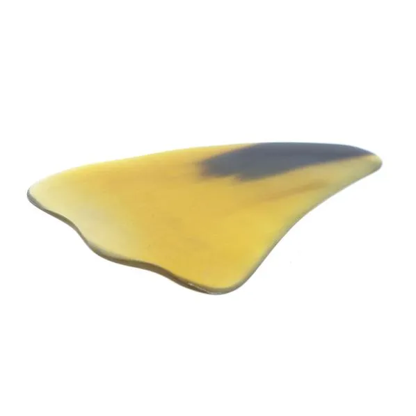 Handmade Tibetan Yak Horn Scraping Triangle Therapy Gua Sha Board