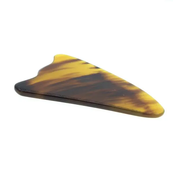 Handmade Water Baffulo Horn Scraping Triangle Therapy Gua Sha Board