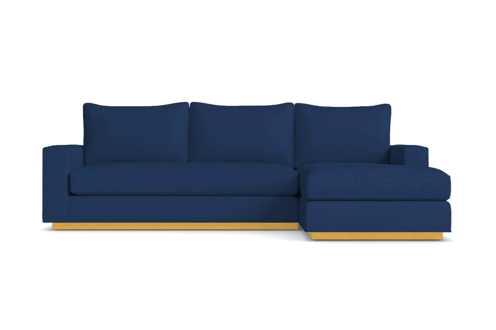 Harper 2pc Sleeper Sectional :: Leg Finish: Natural / Sleeper Option: Memory Foam Mattress / Configuration: RAF - Chaise on the Right