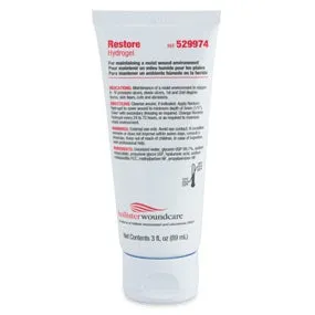 Hollister 529974 Restore Hydrogel 3oz (89ml) Amorphous Gel In Tube - Non Sterile