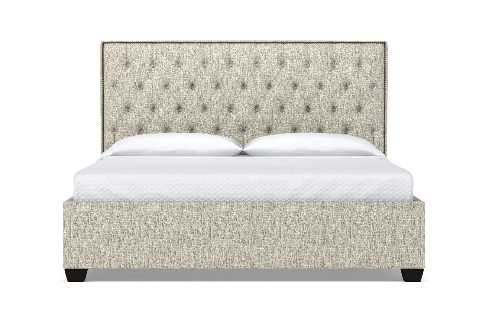 Huntley Drive Upholstered Bed :: Leg Finish: Espresso / Size: Queen Size