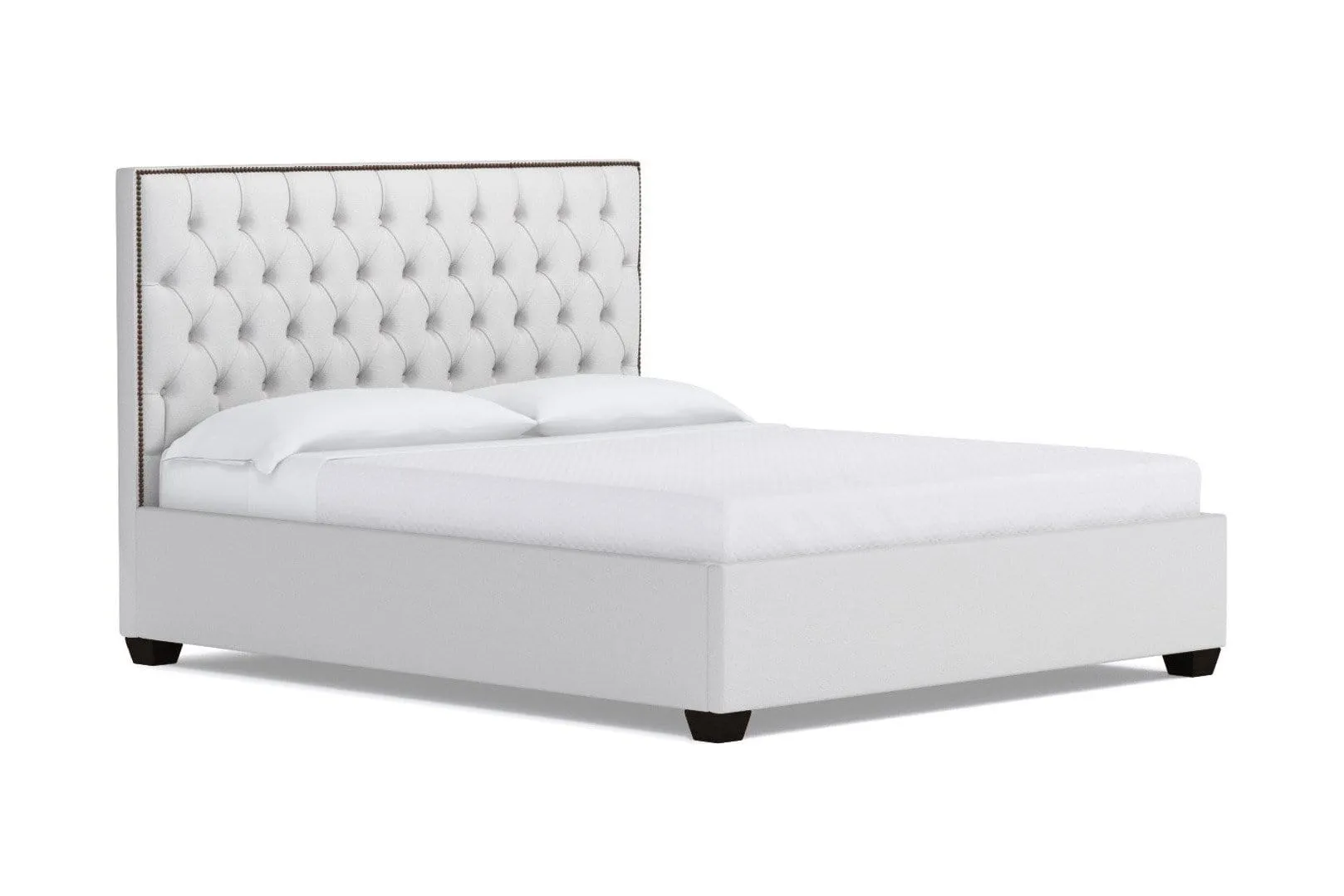 Huntley Drive Upholstered Bed :: Leg Finish: Espresso / Size: Queen Size