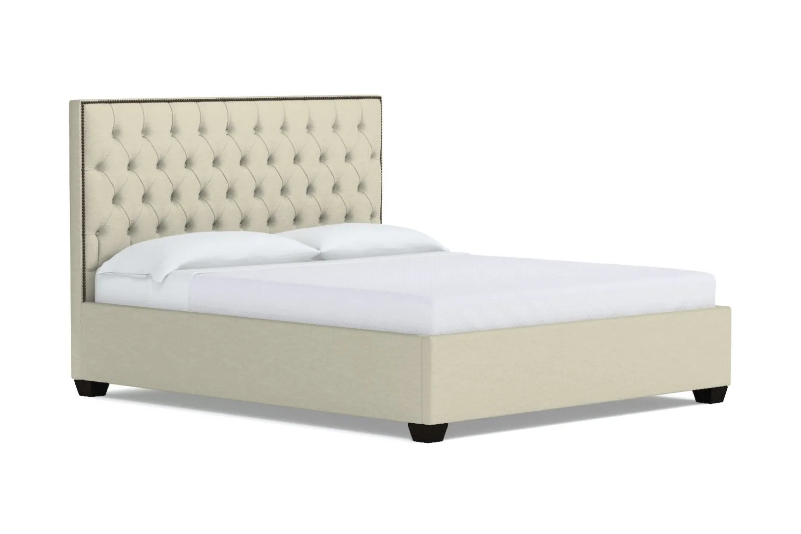 Huntley Drive Upholstered Bed :: Leg Finish: Espresso / Size: Queen Size