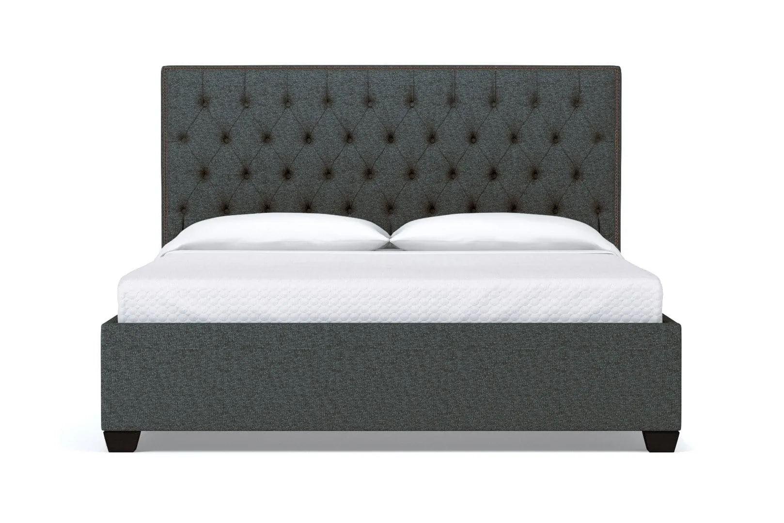 Huntley Drive Upholstered Bed :: Leg Finish: Espresso / Size: Queen Size