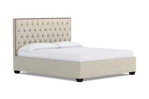 Huntley Drive Upholstered Bed :: Leg Finish: Espresso / Size: Queen Size