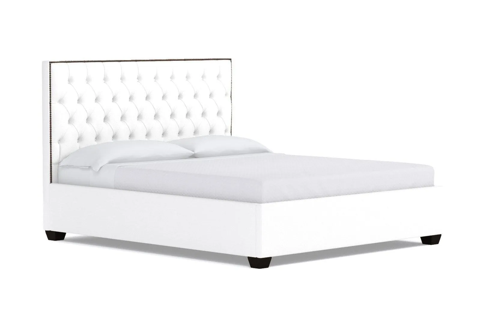 Huntley Drive Upholstered Bed :: Leg Finish: Espresso / Size: Queen Size