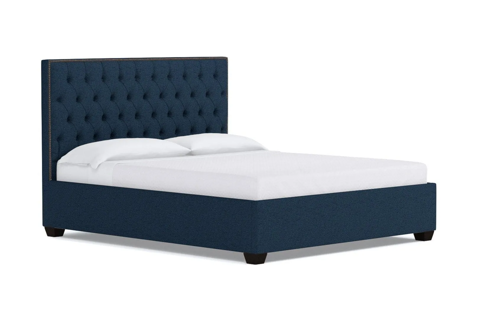 Huntley Drive Upholstered Bed :: Leg Finish: Espresso / Size: Queen Size