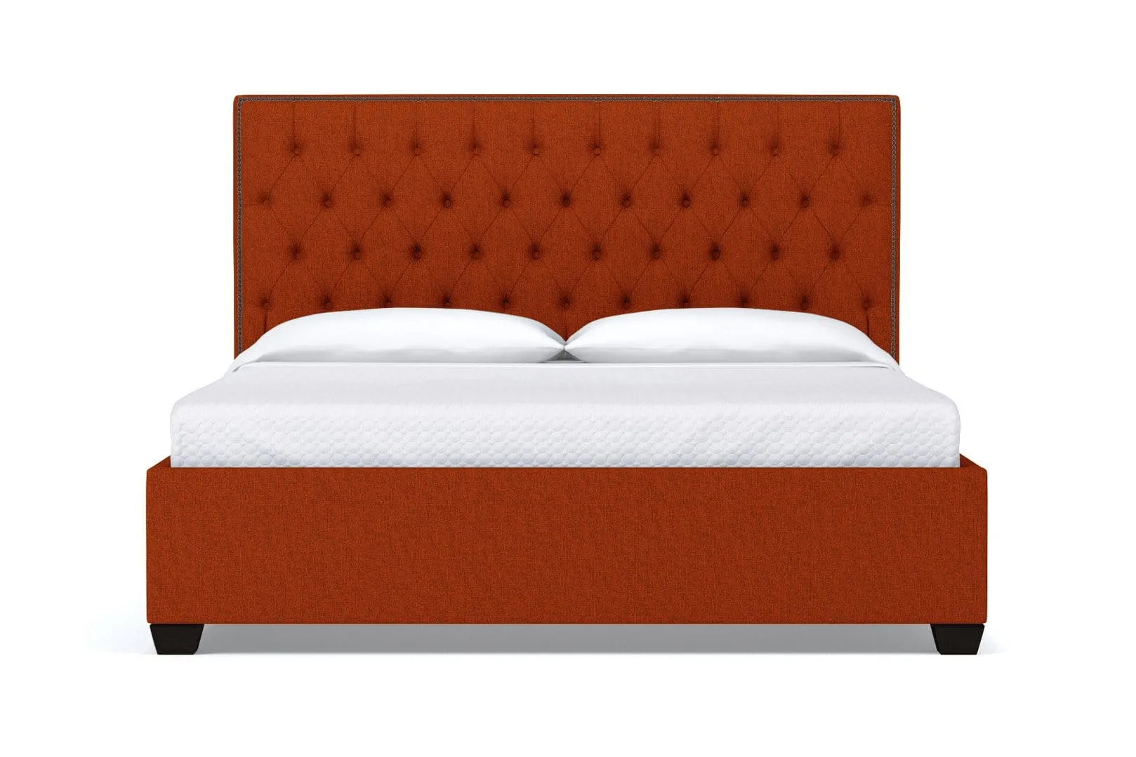 Huntley Drive Upholstered Bed :: Leg Finish: Espresso / Size: Queen Size