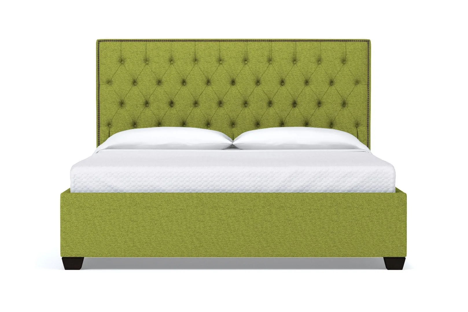 Huntley Drive Upholstered Bed :: Leg Finish: Espresso / Size: Queen Size