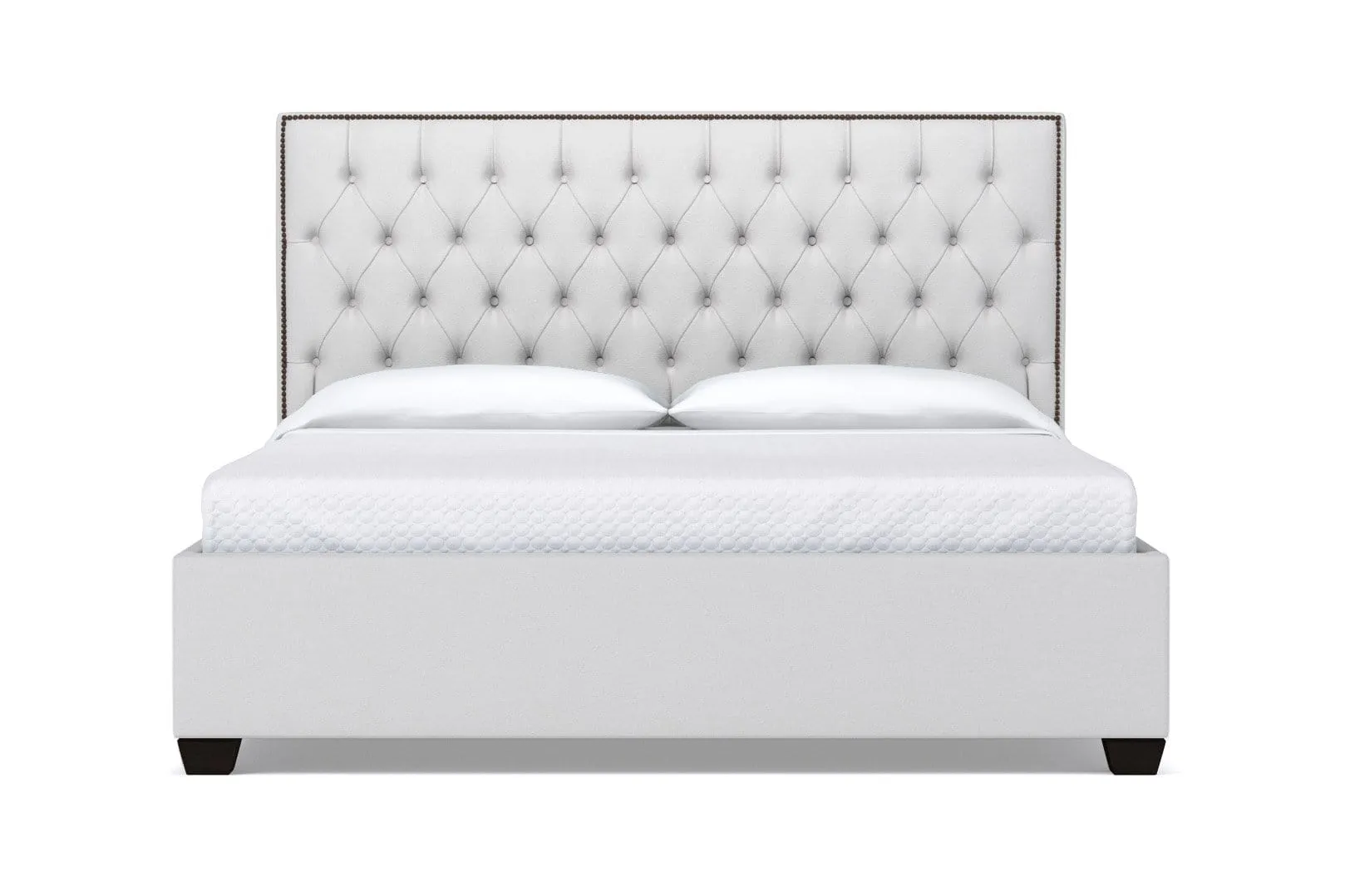 Huntley Drive Upholstered Bed :: Leg Finish: Espresso / Size: Queen Size