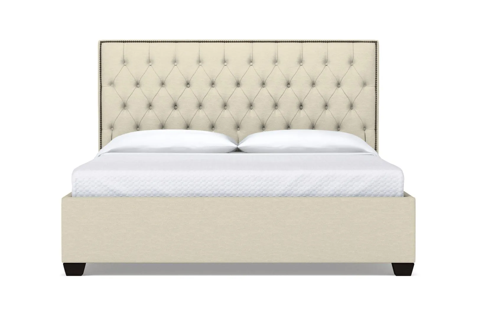 Huntley Drive Upholstered Bed :: Leg Finish: Espresso / Size: Queen Size