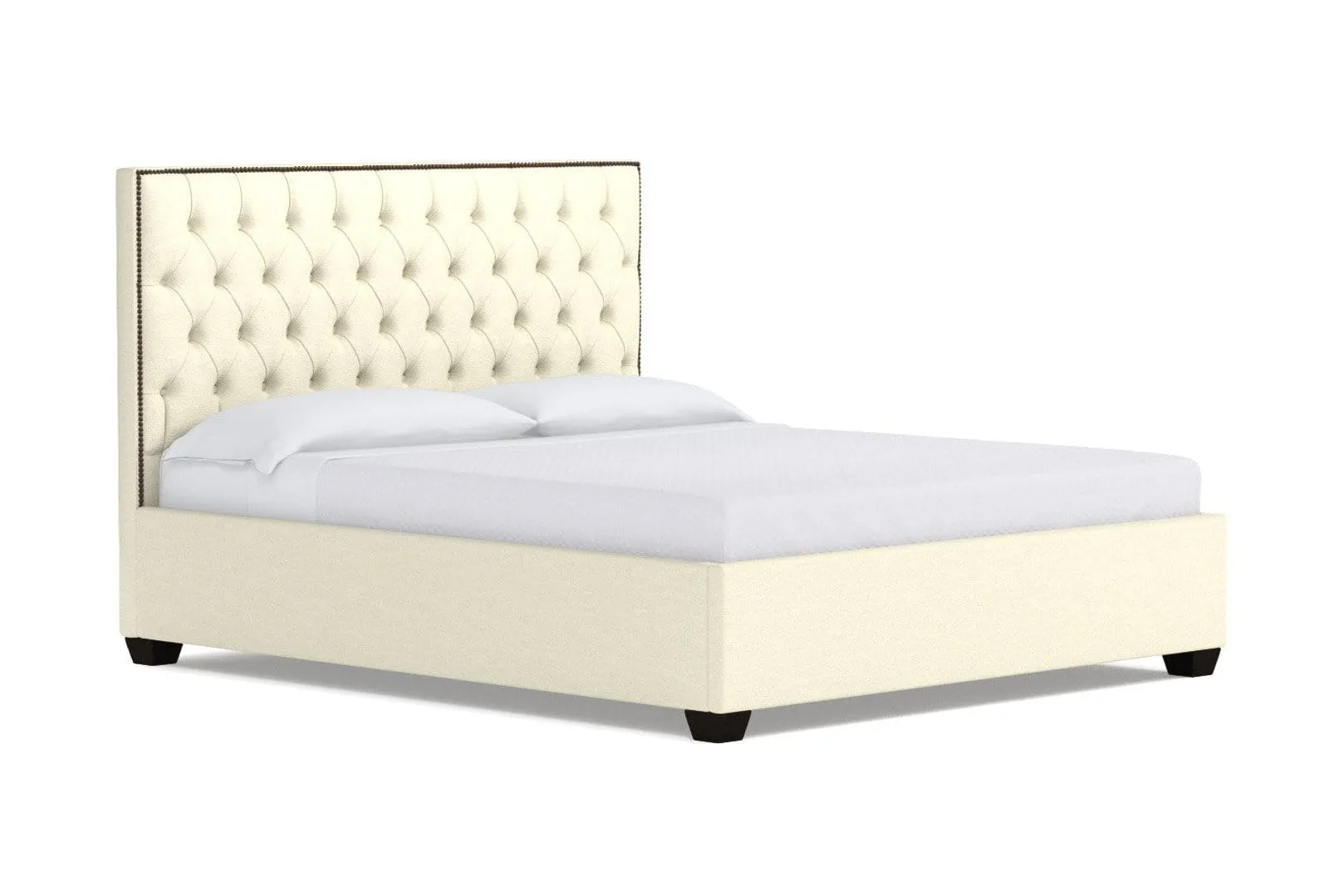 Huntley Drive Upholstered Bed :: Leg Finish: Espresso / Size: Queen Size