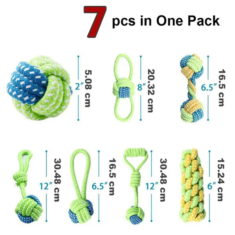 Interactive Dog Toys for Large Small Dogs Big Dog Toy Ball, for Dogs Rope Pet Dog Toys, Rope Balls Small Strong Dog Toys