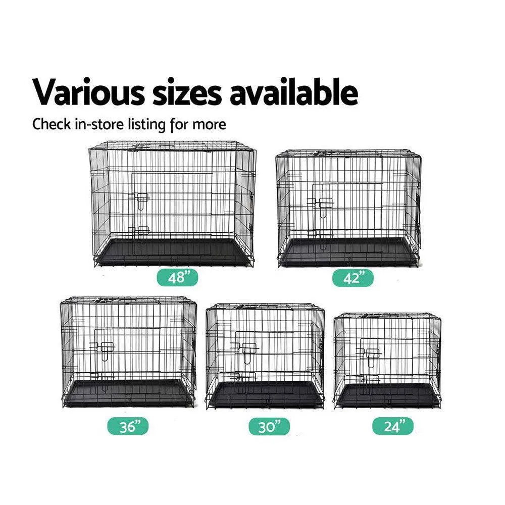 i.Pet 30inch Pet Cage - Black