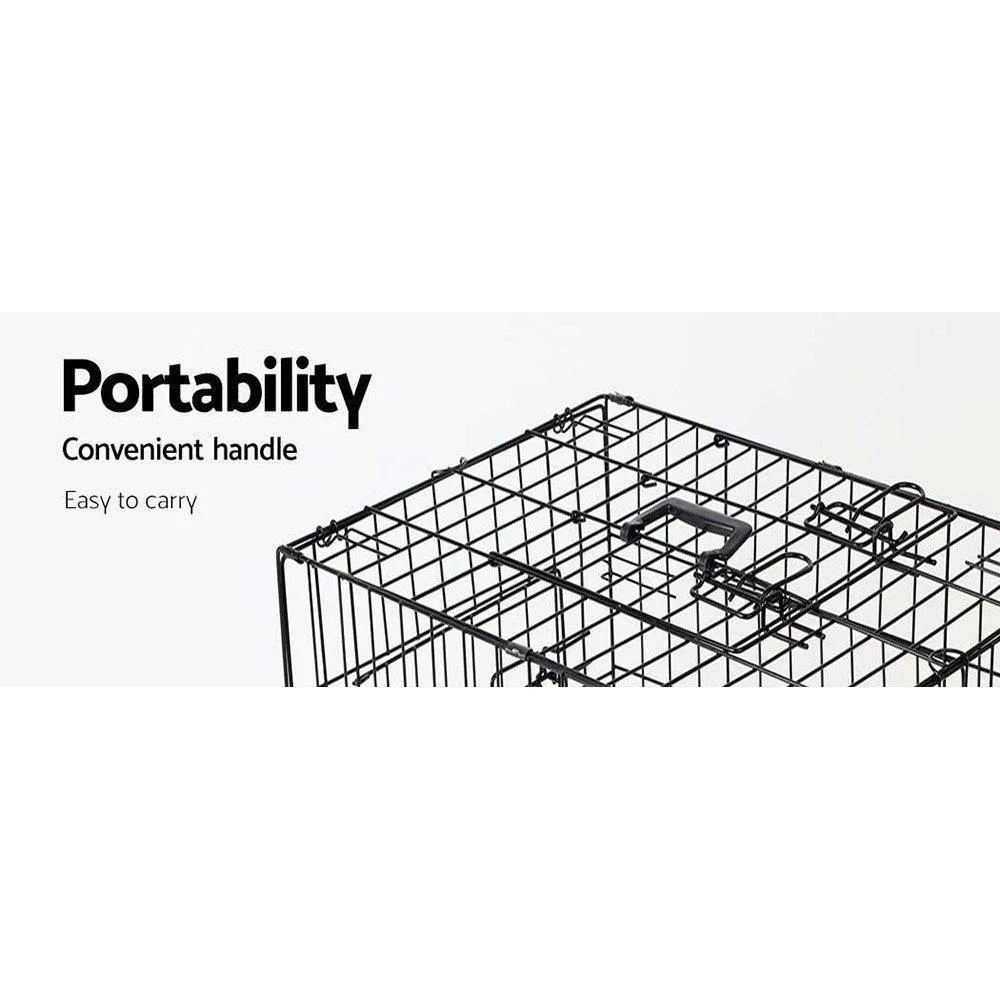 i.Pet 30inch Pet Cage - Black