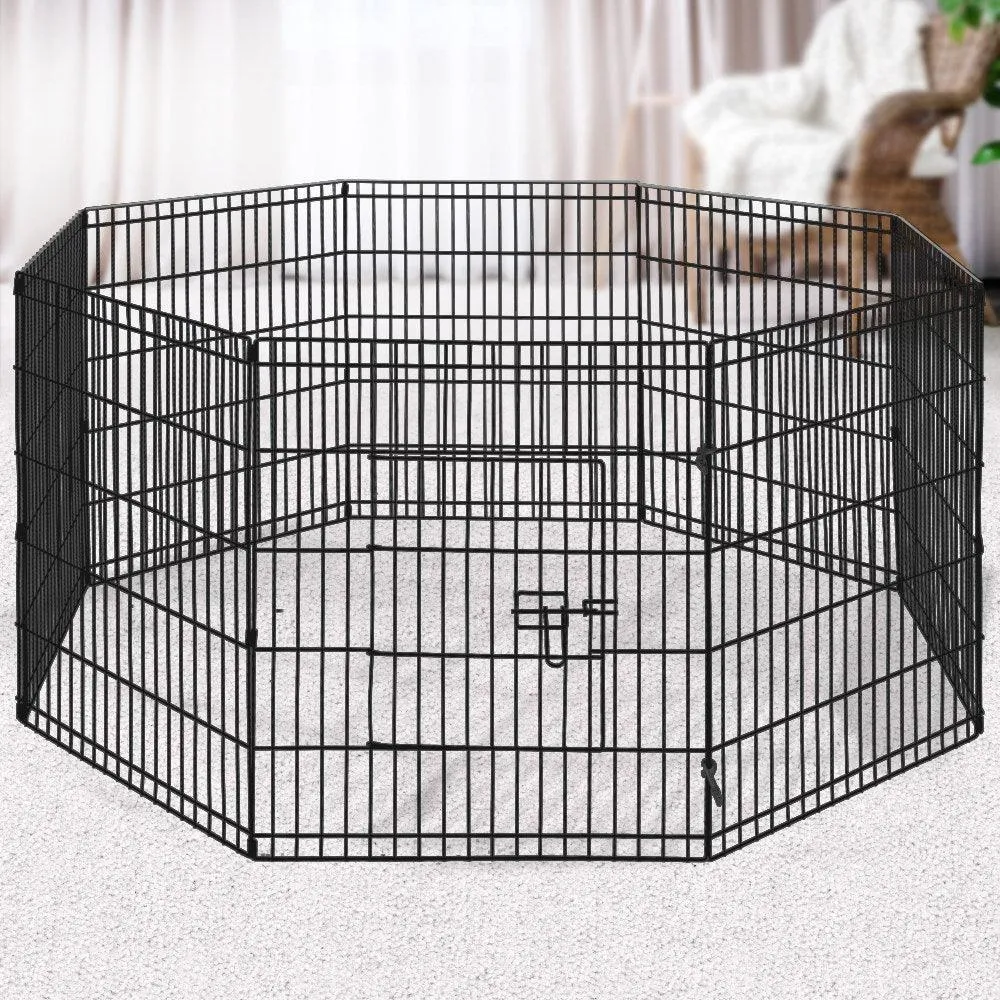 i.Pet Pet Playpen Dog Playpen 30'' 8 Panel Puppy Exercise Cage Enclosure Fence