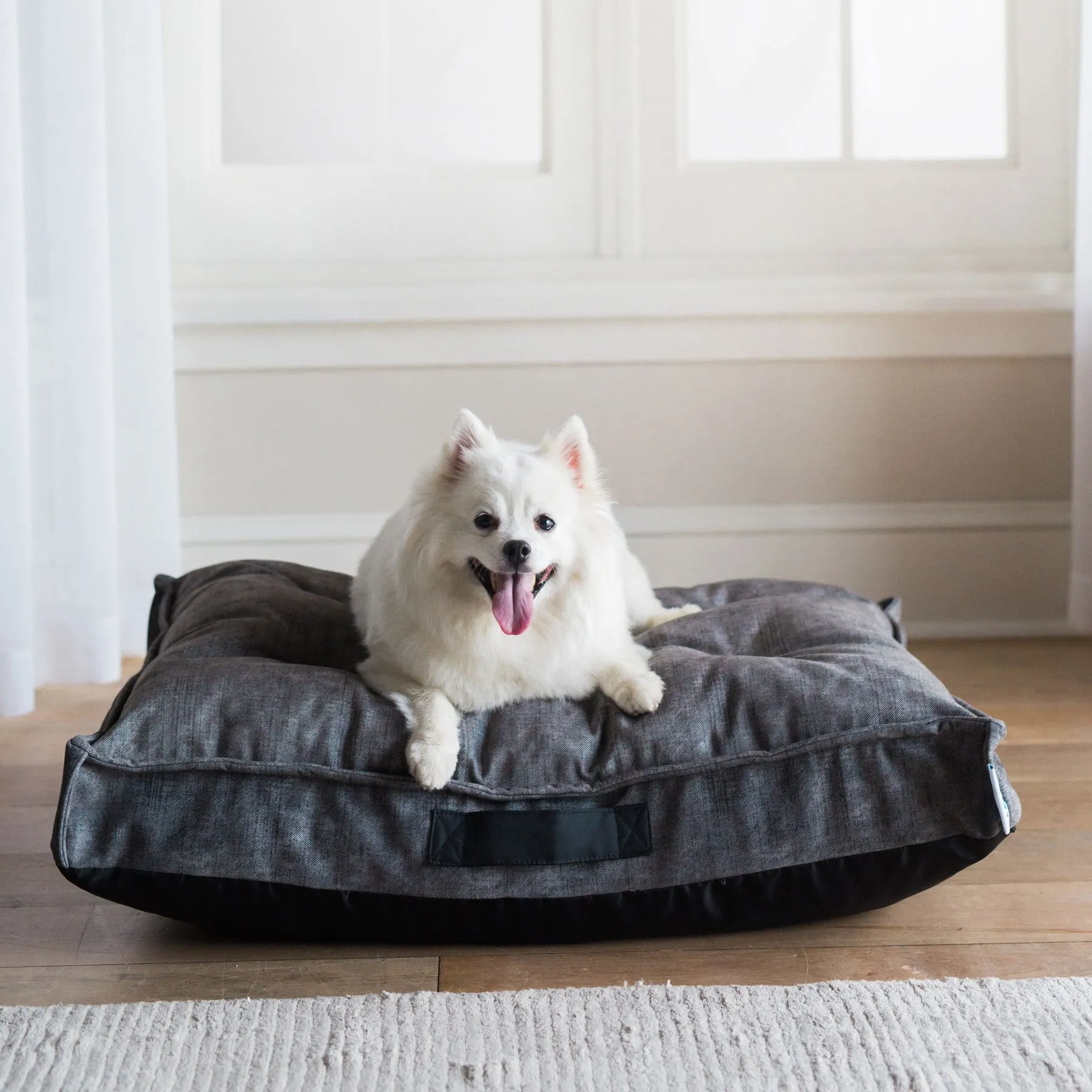 La-Z-Boy Smoke Twill Cooper Mattress Dog Bed