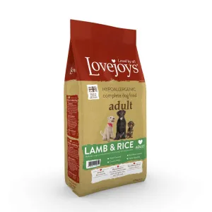 Lovejoys 12kg Lamb & Rice Dry Adult Dog Food