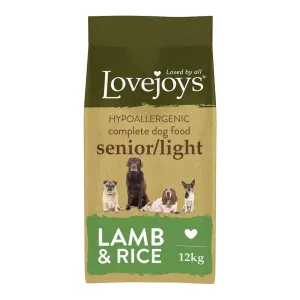 Lovejoys 12kg Senior Lamb & Rice Dry Food