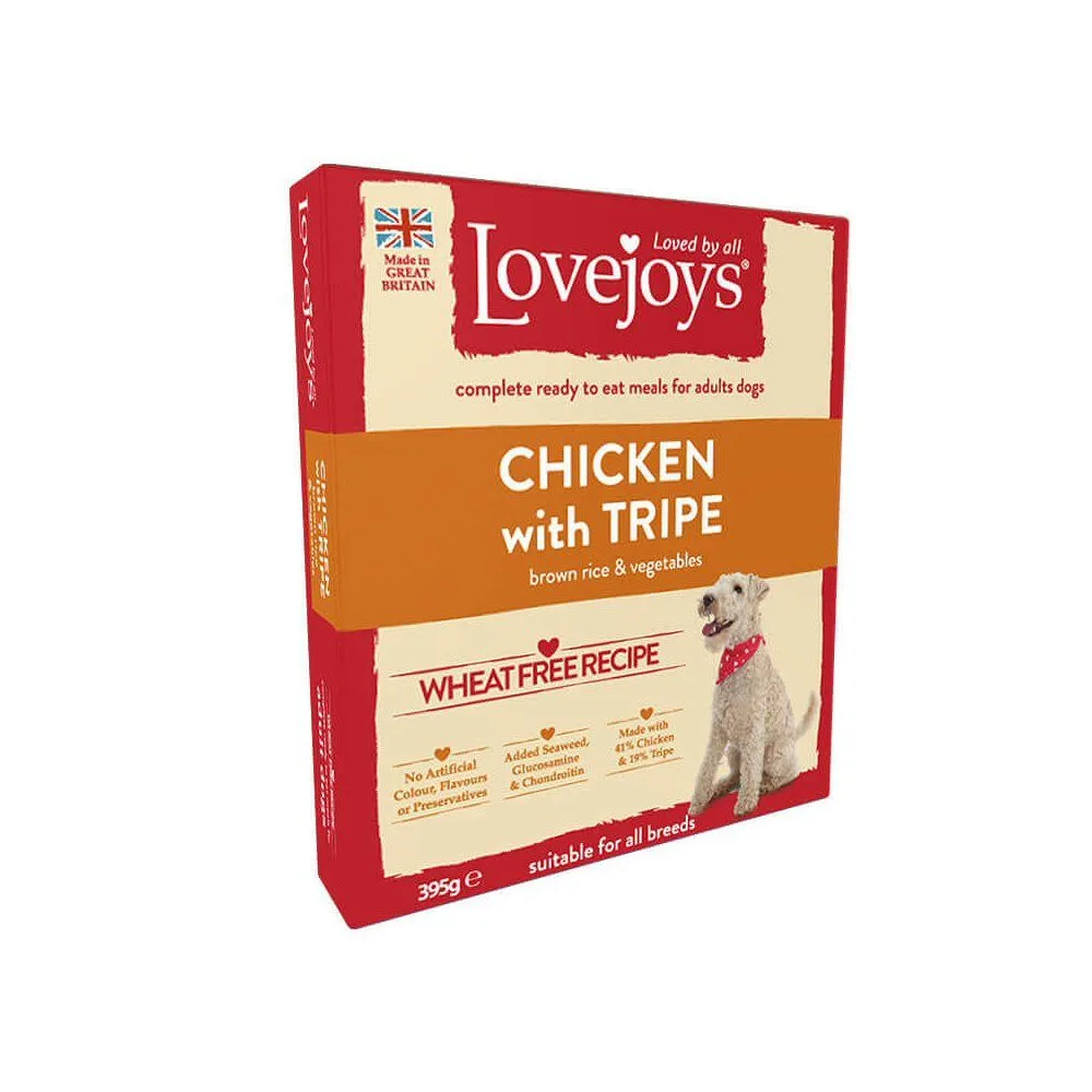 Lovejoys 395g Chicken with Tripe Hypoallergenic Complete Adult Wet Dog Food