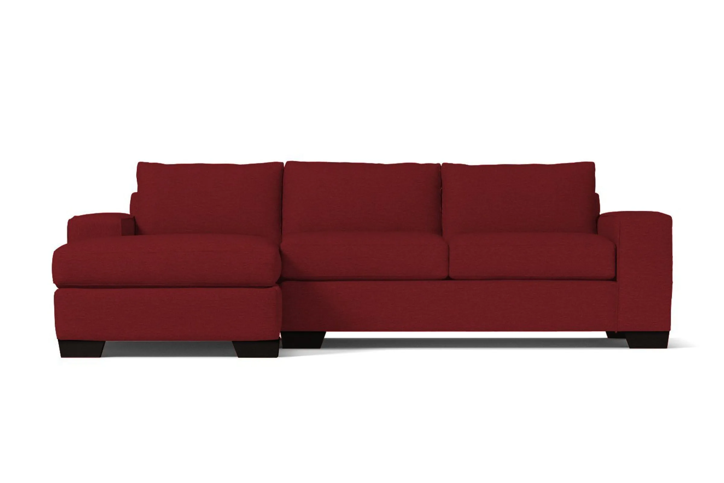 Melrose 2pc Sectional Sofa :: Leg Finish: Espresso / Configuration: LAF - Chaise on the Left