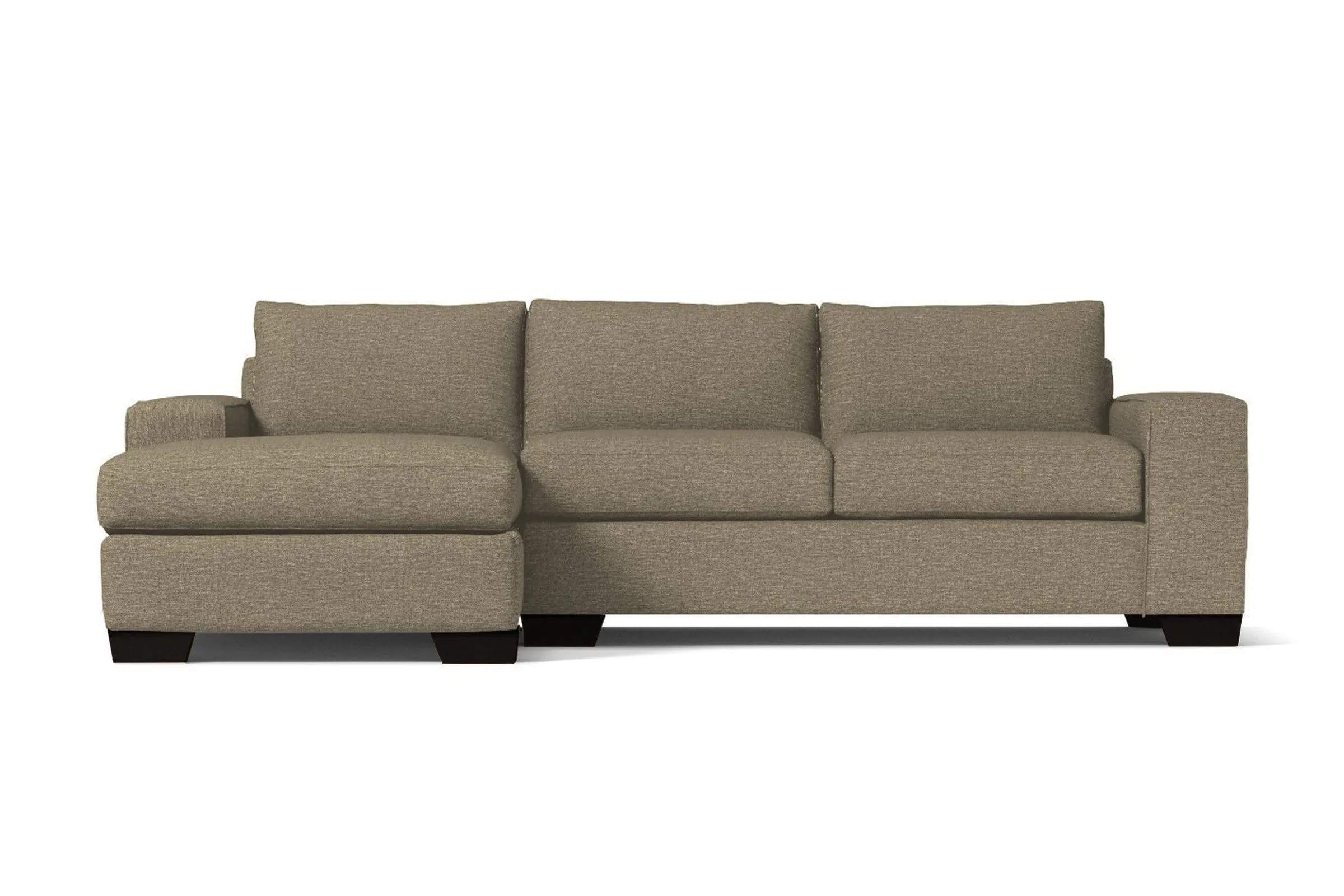 Melrose 2pc Sectional Sofa :: Leg Finish: Espresso / Configuration: LAF - Chaise on the Left