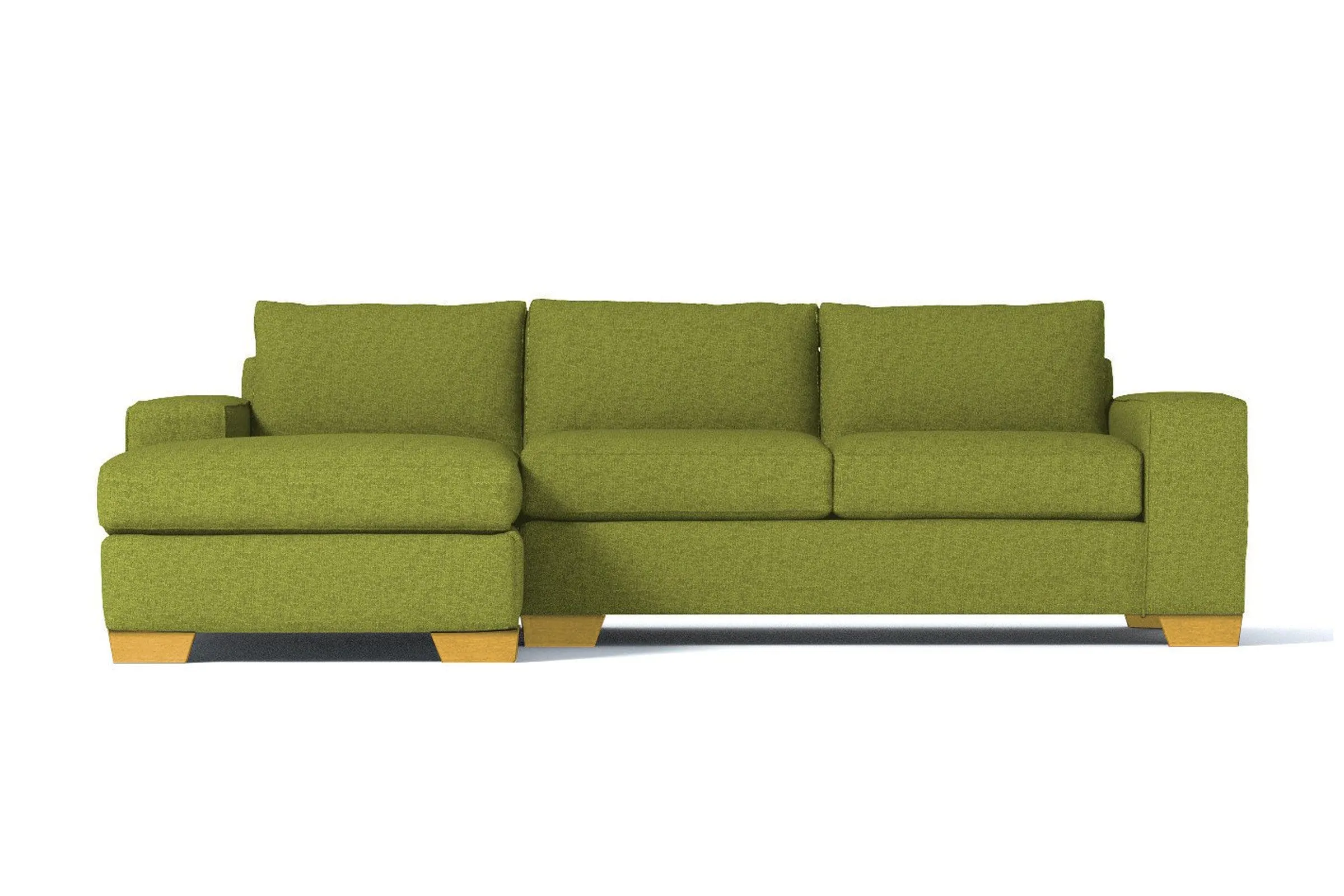 Melrose 2pc Sectional Sofa :: Leg Finish: Natural / Configuration: LAF - Chaise on the Left