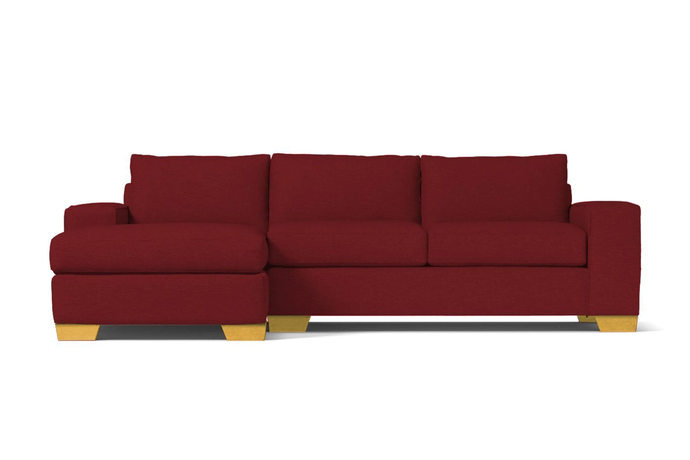 Melrose 2pc Sectional Sofa :: Leg Finish: Natural / Configuration: LAF - Chaise on the Left