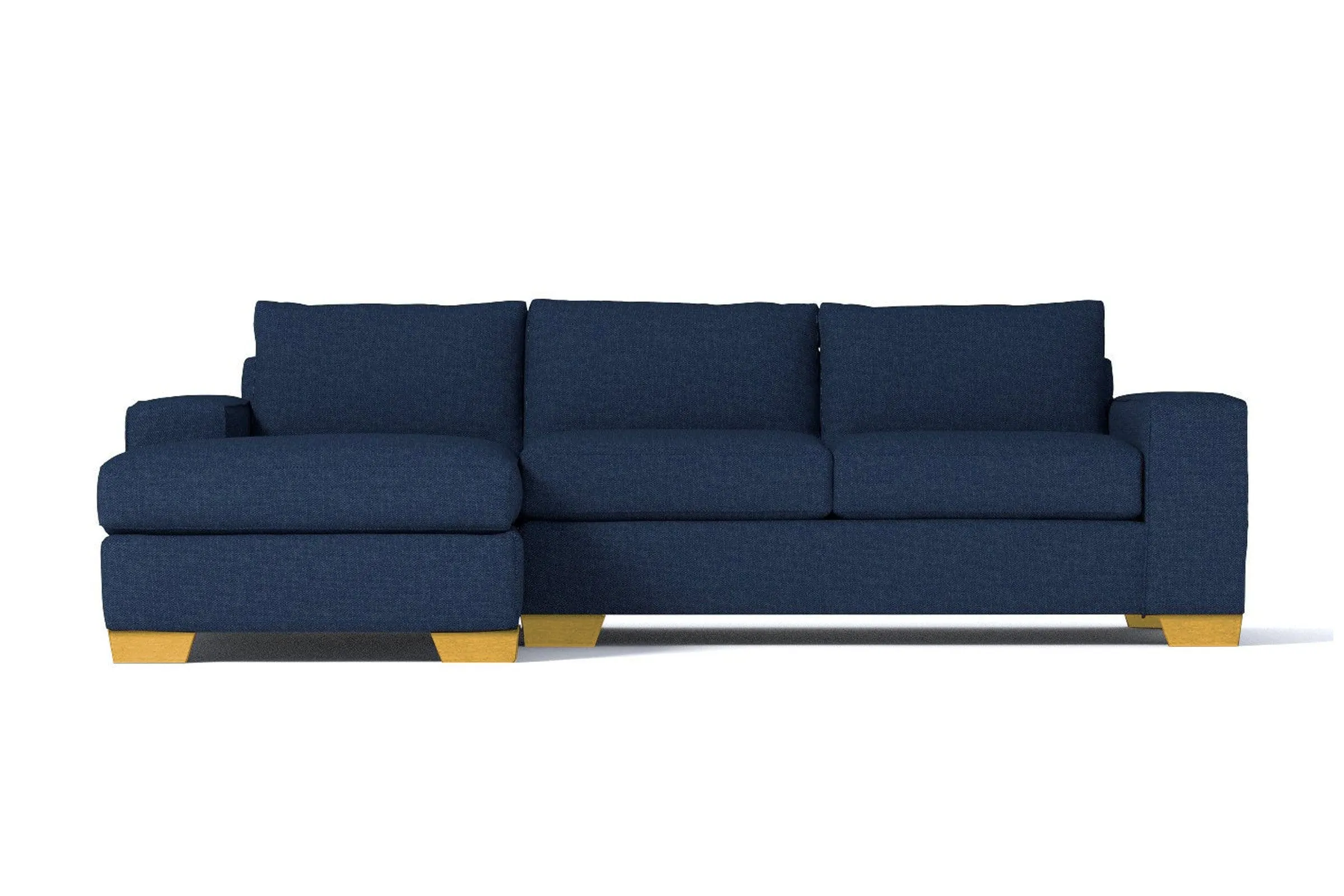 Melrose 2pc Sectional Sofa :: Leg Finish: Natural / Configuration: LAF - Chaise on the Left