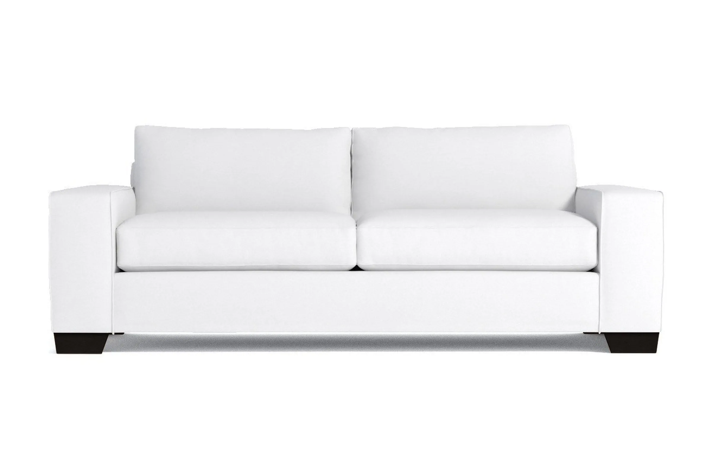 Melrose Queen Size Sleeper Sofa Bed :: Leg Finish: Espresso / Sleeper Option: Deluxe Innerspring Mattress