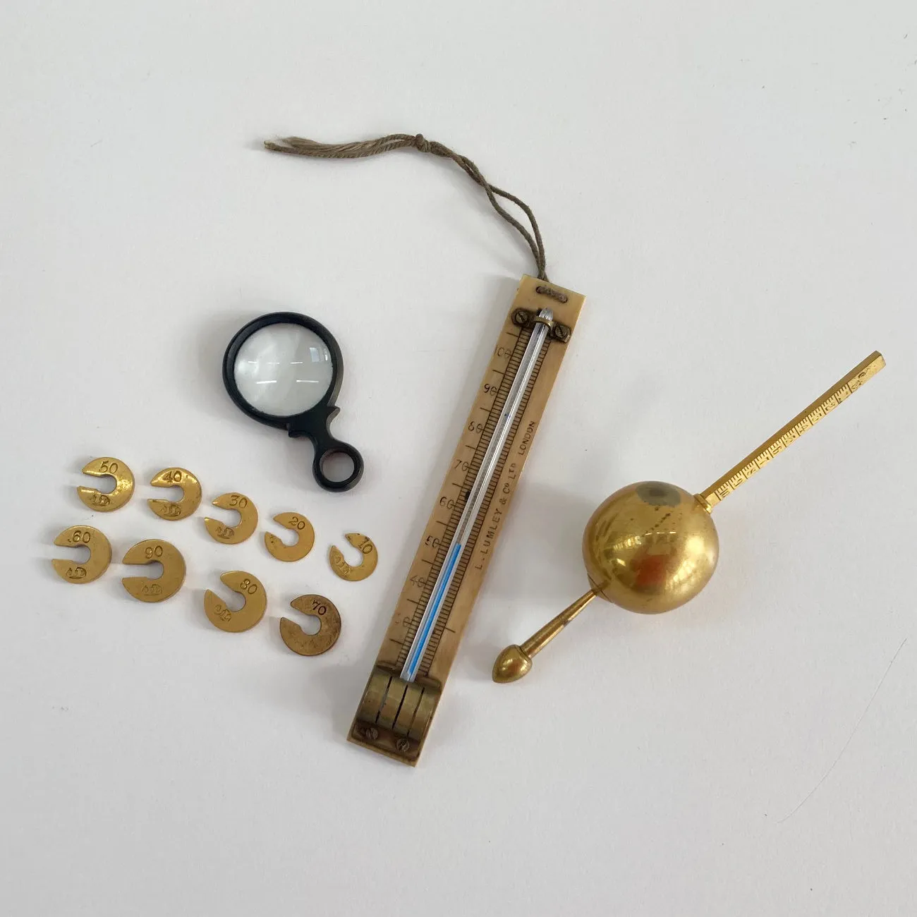 Miniature Pocket Sikes Hydrometer by Joseph Long of Eastcheap London