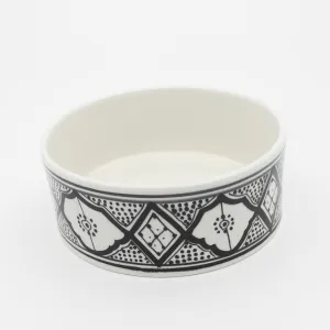 Moroccan Hand Painted Pet Bowl - Large