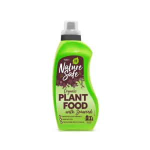 Nature Safe 1 Litre Eco-Friendly Organic Plant Food With Seaweed