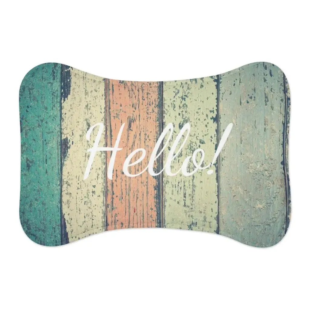 Personalize Pet Food Mat - Nature Patterns