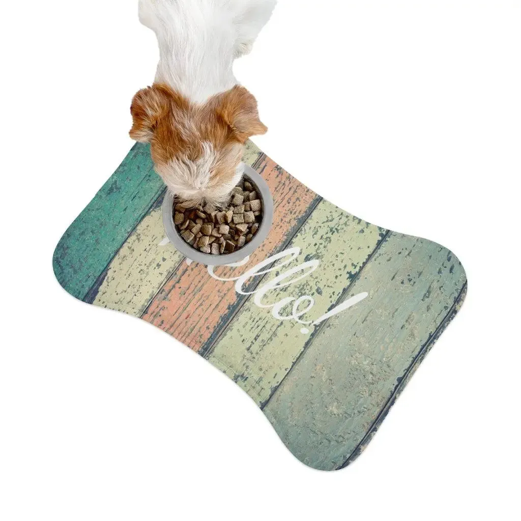 Personalize Pet Food Mat - Nature Patterns