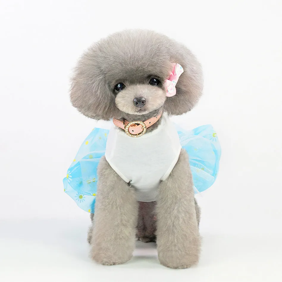 Pet clothing spring summer perfume bottle princess dress