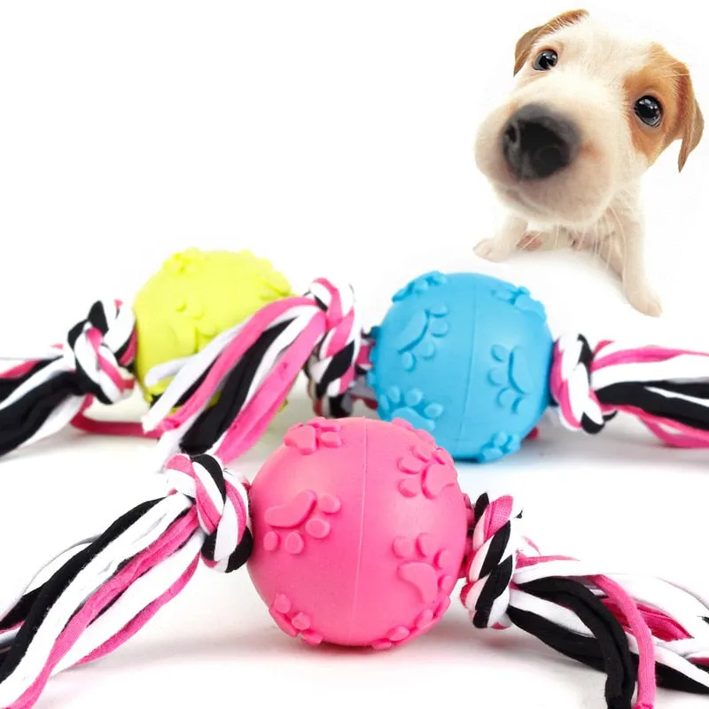 Pet Dog Toys Puppy Funny Interactive Chew Toys for Small Dog Resistant To Bite Teeth Training Rubber Ball Dog Toys Pet Supplies