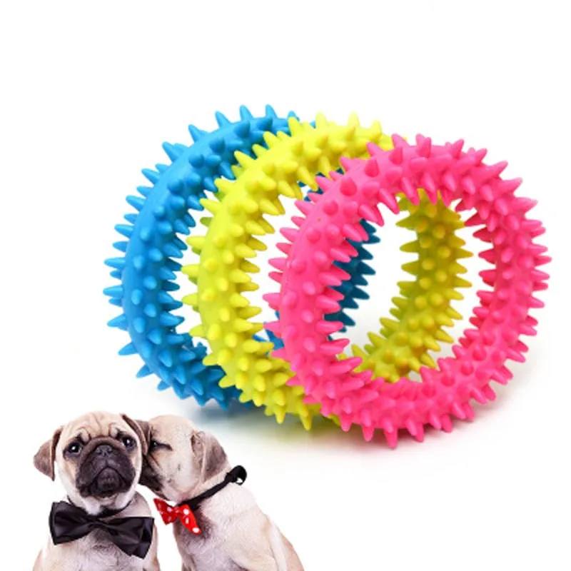 Pet Dog Toys Puppy Funny Interactive Chew Toys for Small Dog Resistant To Bite Teeth Training Rubber Ball Dog Toys Pet Supplies