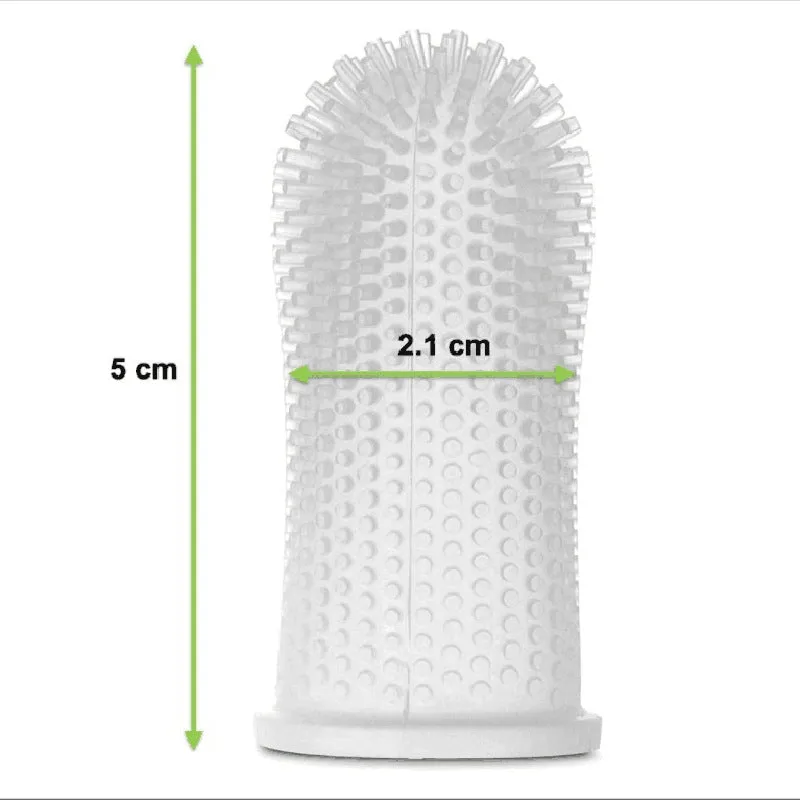 Pet Fingertip Cleaning Silicone Toothbrush