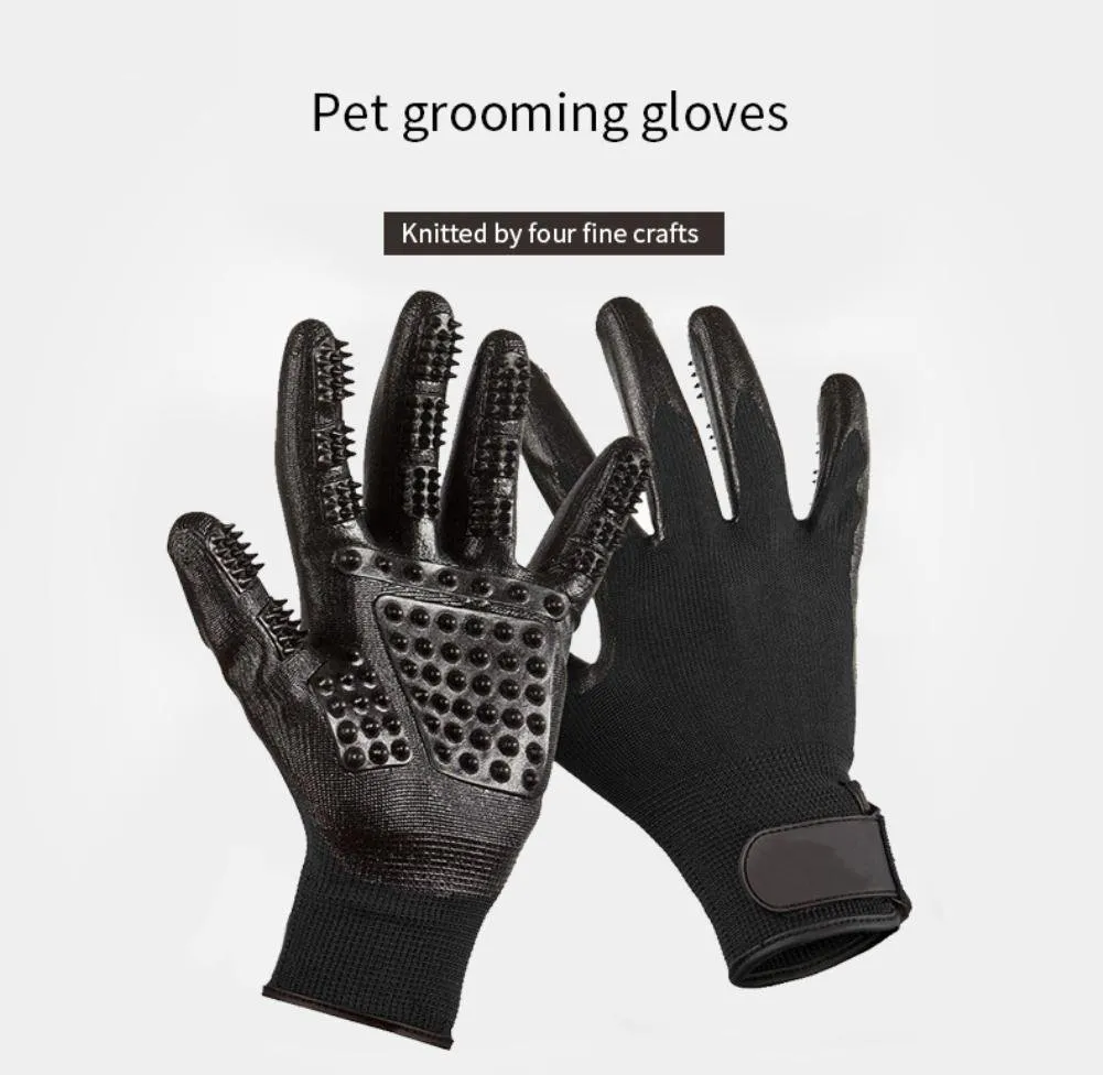 Pet Hair Grooming Gloves