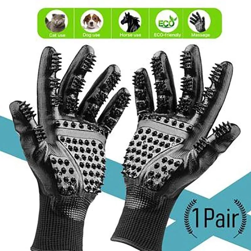 Pet Hair Grooming Gloves