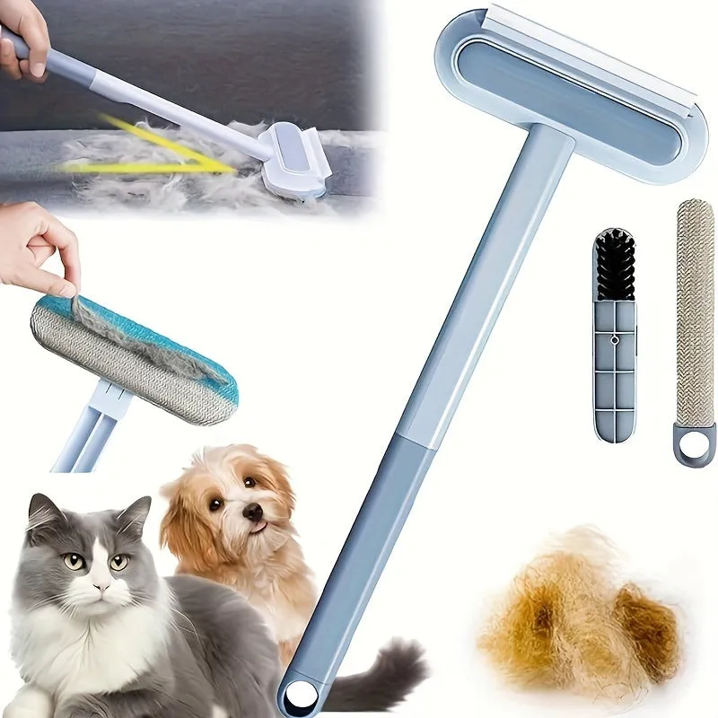 Pet Hair Remover: Washable, Multi-functional Sticky Hair Scraper for Sofa, Carpet, and Pet Grooming