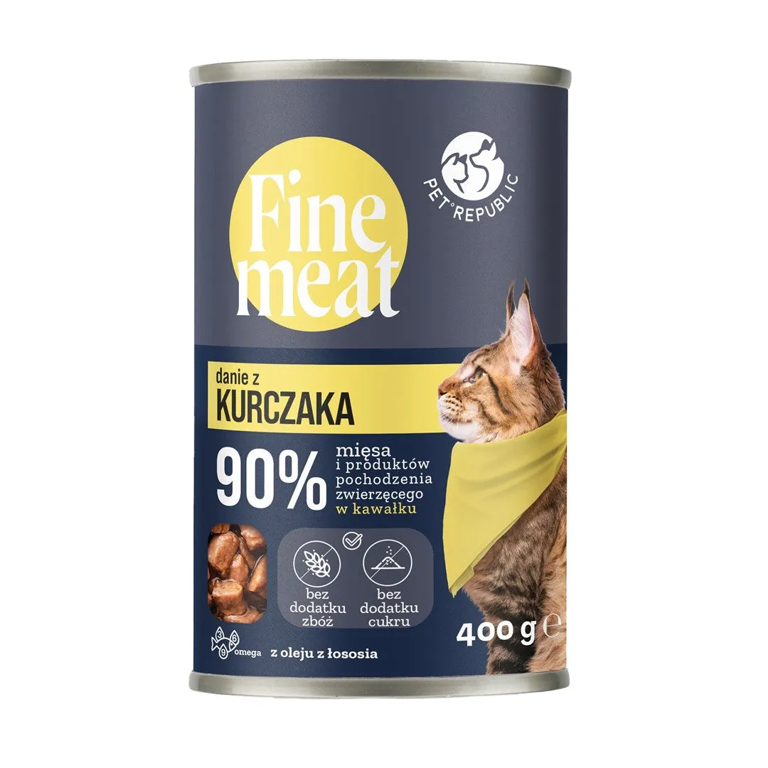 Pet Republic Fine Meat Chicken Dish - Wet Cat Food - 400G