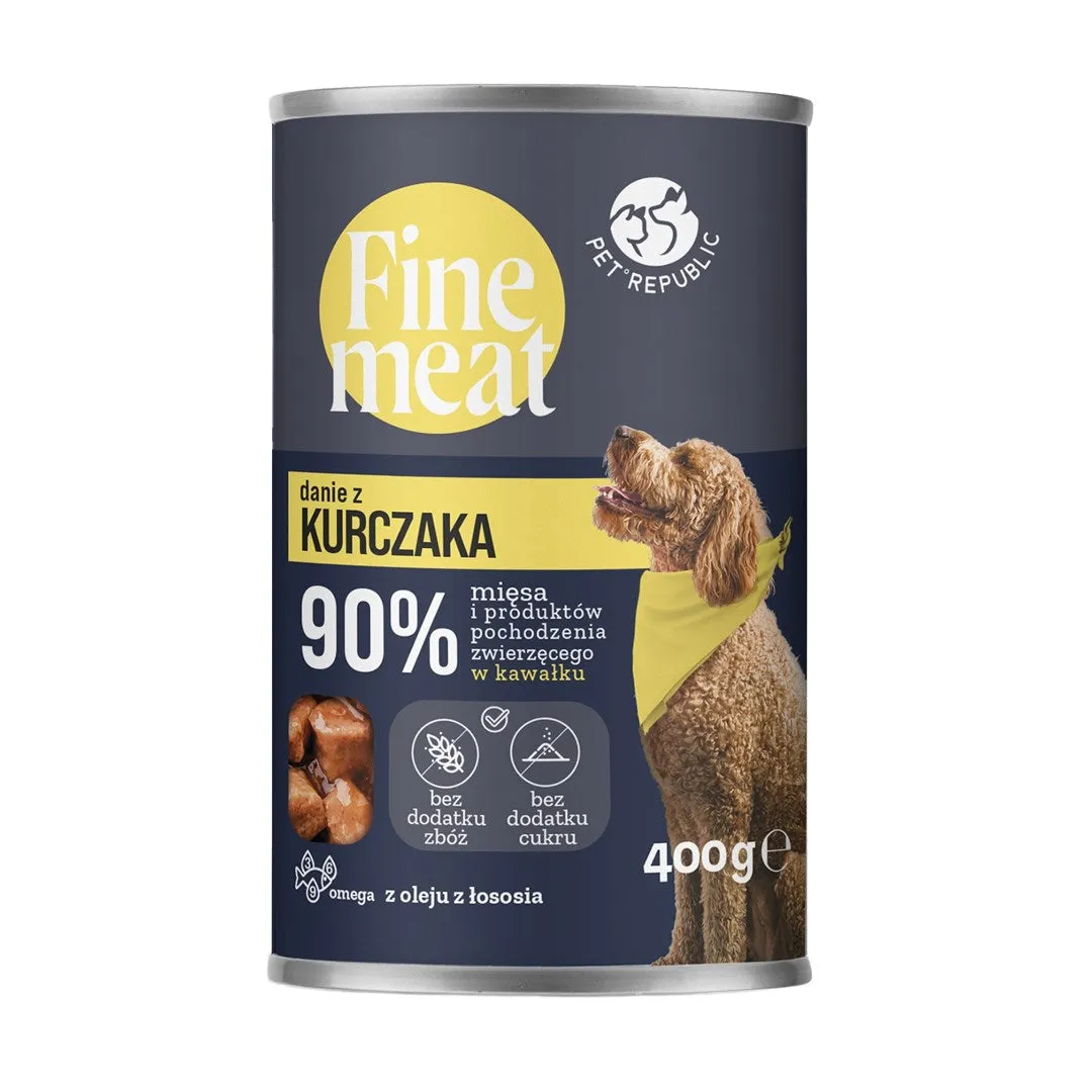 Pet Republic Fine Meat Chicken Dish - Wet Dog Food - 400G