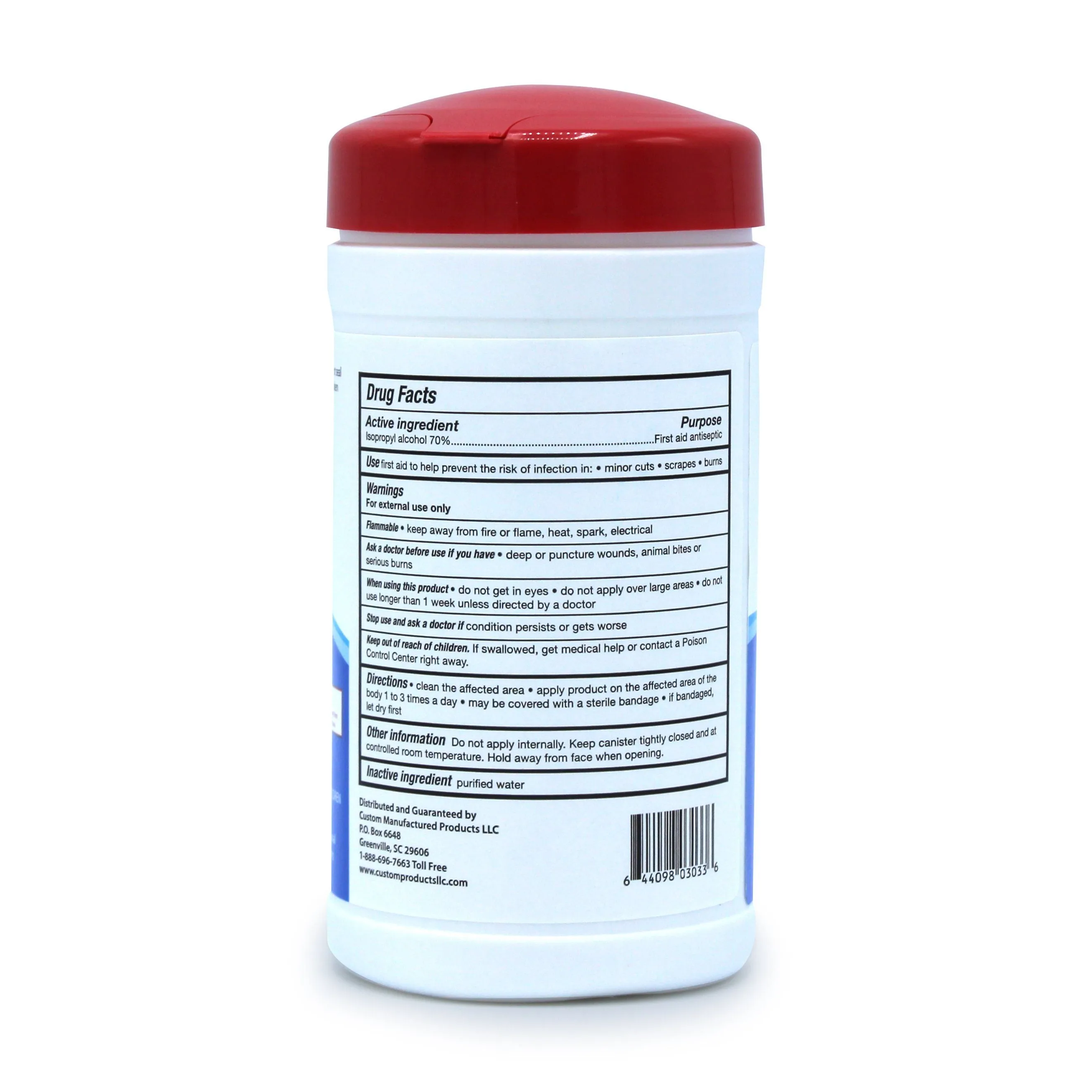 Pharma-C-Wipes™ 70% Isopropyl Alcohol First Aid Wipe